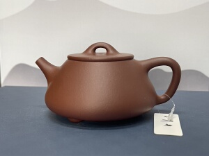 同一轩 原矿红皮龙 平盖石瓢  周志云 经典传承 紫砂壶 260cc