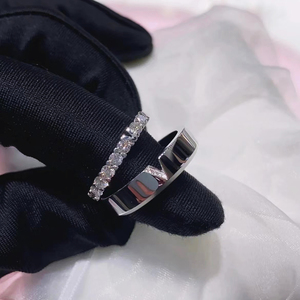 周大福【王薇薇联名款】vera wang love系列 18k镶钻钻戒 正品7折