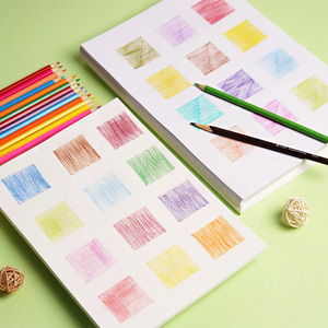 油性画纸a4彩铅专用纸32k卡纸儿童绘画纸180克细纹油性彩铅纸4k美