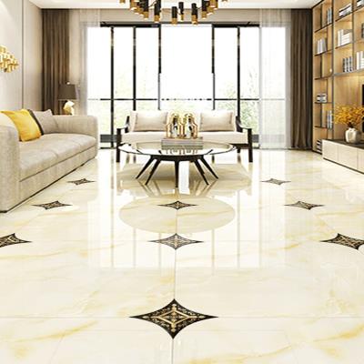 大学仿古地板砖北欧餐c厅白色大理石地心方块瓷砖对角贴纸防水彩
