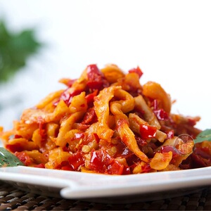 湖南醴陵特产贺家桥农家手工剁椒萝卜下饭菜 风味辣椒萝卜238g