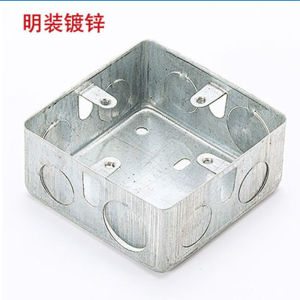 86型接线盒金属暗装底盒不y锈钢开f关盒金属埋预盒拉伸方盒铁过