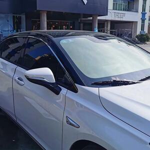 雅阁车顶膜亮黑