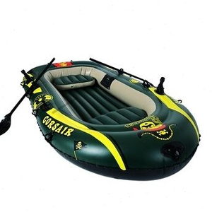 高档钓鱼船单人便携车载漂流艇橡皮筏耐磨特厚橡胶皮划艇可折叠