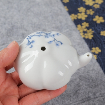 正滴梅林翰光书法t用品国画砚件水滴文房四宝摆品手工陶瓷小号水j