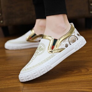 时尚夏季冰丝帆布鞋懒人套脚男鞋子板鞋运动鞋精神小伙帅气男潮鞋