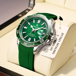 2021年德国ditaling手表绿水鬼机械表全自动十大男士正品潮流名牌