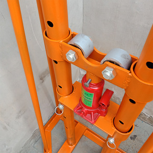 新款电缆放线架线杆车电线缆架液压电支放运架线路工具立式放线.