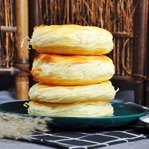 老潼关饼胚肉夹馍饼胚商用速冻千层饼半成品家庭早餐油酥饼半成品