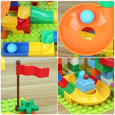 40区东刘百货店淘宝滑梯滚珠立体滚珠轨道珠小球轨道轨道太空玩具