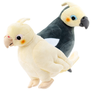 高档可爱鹦鹉毛绒玩具公仔仿真y玄凤鹦鹉小鸟儿娃娃玩偶安抚生奢