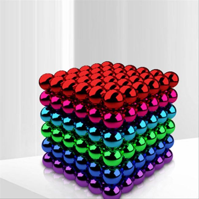 巴克磁铁学生彩色益智1000颗实惠小f球磁球巴铁磁钢吸铁豆球八克