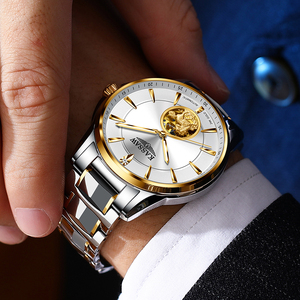 同款货源大陇一联专迈店淘宝新款瑞士正品天王手表男士机械表24k