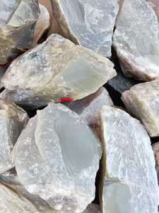 和田玉新疆青海昆仑且末边角料原石毛料大块练手糖青白学习5斤