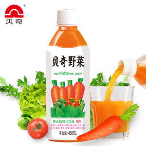 贝奇野菜汁450ml*15瓶整箱 蔬菜汁胡萝卜