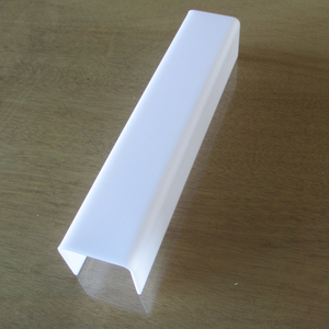 白色亚克力u型灯槽透光u型明led灯照罩ju型玻条灯箱招牌边有机槽