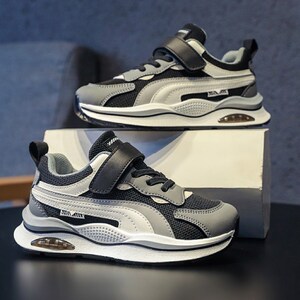 多走路鞋duozoulu官方旗舰童鞋男夏季网面透气运动鞋中大童老爹鞋