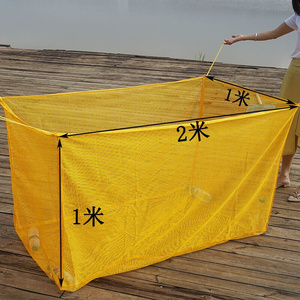 22网箱养鱼u黄鳝鱼苗龙虾鳝鱼围栏尼龙鱼网淡水小养殖网渔网深水
