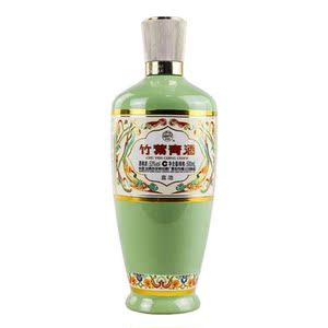 山西杏花村汾酒竹叶青荣耀版53度500ml 单瓶装 露酒 光瓶