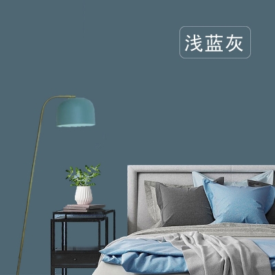 墙漆g墙面漆乳胶漆蒂芙尼tiffany蓝色卧室颜色涂料油漆电视背景墙