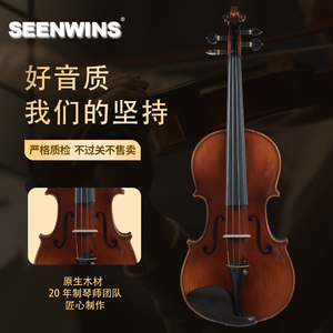 圣维斯sw003纯手工实木小提琴初学者儿童10级成人演奏入门专业级