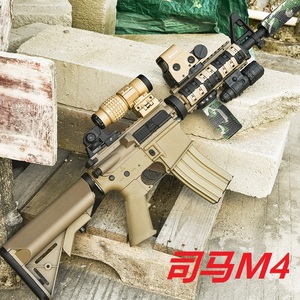 军典司马m4cqb连发玩具枪电动软弹成人吃鸡mp5冲锋枪模型m416男孩