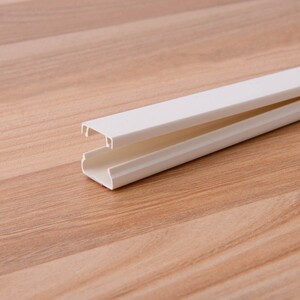 pvc明装家用塑料线槽方形带胶室h内外电工走线槽20*10