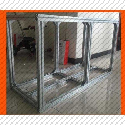 铝合金橱柜f框架鱼缸橱柜门组装架纱网厨柜型材组装架欧标组合