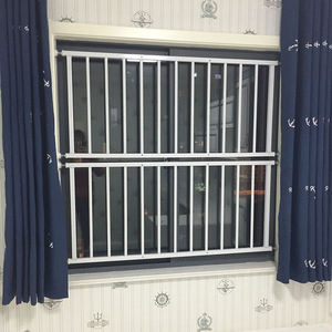 儿童安全窗防盗窗网高层落地窗阳a台飘窗户防护栏免打孔室内防坠