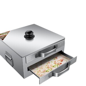 三鼎家用粉撑广东肠粉机商用单层双层蒸肠粉炉早餐拉肠专用粉肠机