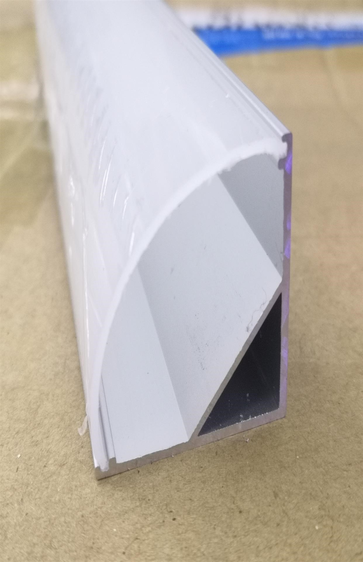 铝合金三角灯槽明l装v型墙角led灯带铝槽客厅吊顶装饰线条灯照明