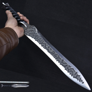 一体锻打龙泉镇宅装饰宝剑收藏创意摆件礼品冷兵器防身短剑未开刃