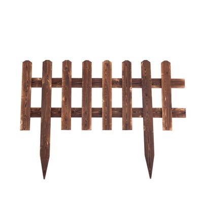 [户外外栅栏草坪木栏花园围栏小篱笆h室护隔断庭院花栏栅菜园木栏