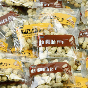 乐方核桃味花生500g小包装办公室零食坚果炒货