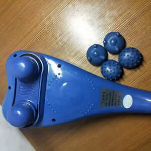 22正品美资宝大力王按摩器双头按摩棒全f身按摩大力按摩颈腰椎按