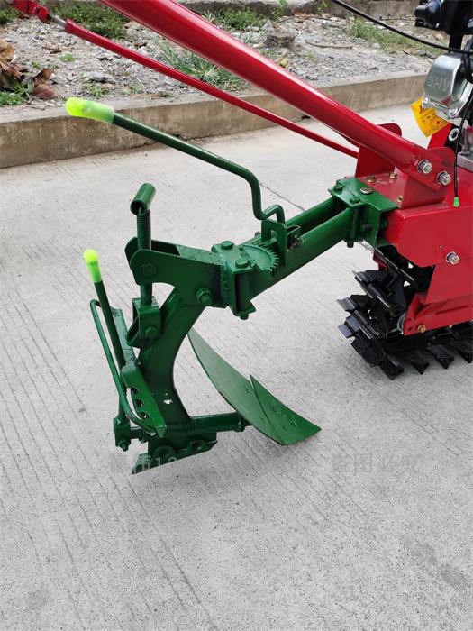 链轨式微耕机汽油犁沟机s单链轨独轮开沟气死驴履带翻地机柴油施