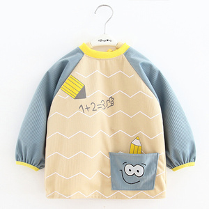 婴儿r罩衣男宝宝灯芯绒秋冬外穿可爱新款小孩男孩倒褂衣护衣防脏