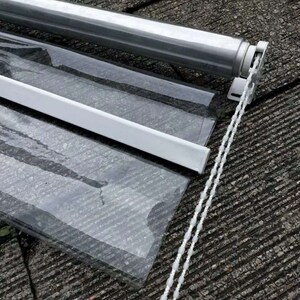 阳台防雨帘窗台防雨挡板防盗窗遮雨板阳台封闭帘窗户挡雨帘卷帘