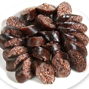 血粑血肠粑猪血肠湘西湖南怀化特产糯米糍粑凤凰血粑鸭糯米血灌肠