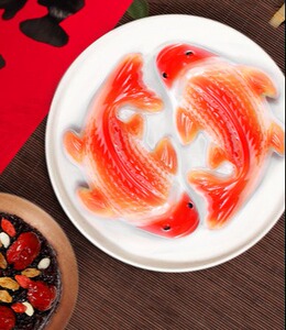 年年有鱼年糕锦鲤鱼年货鱼形糯米八宝饭过年送礼公