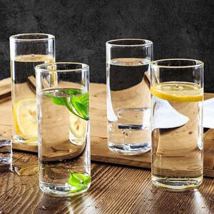 {绿珠lvzhu玻璃杯高硼硅耐热水杯果汁杯茶杯家用水装c007(四支