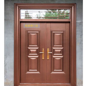 农村堂屋双开大门