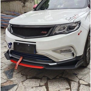 适用于吉利博越通用前铲大小包围改装前唇扰流防撞防擦加装装饰