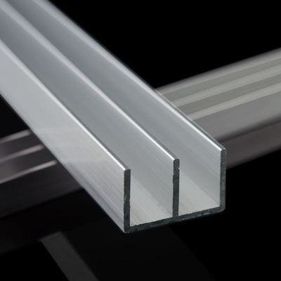 推拉玻璃门滑道平移门耐用滑槽亚力克板卡mm玻璃移门滑轨厨柜5槽