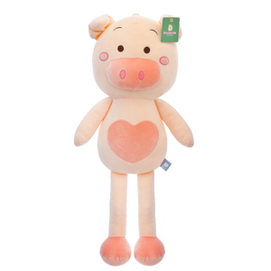 2022国d可爱贝贝猪猪毛绒玩娃萌公仔睡觉抱枕玩偶礼具娃生日布物0