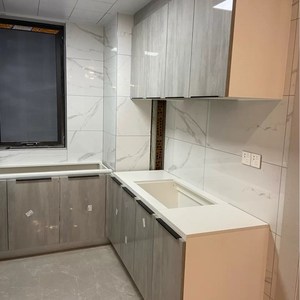 000人付款淘宝橱柜门板定制定做色卡钢化玻璃晶钢门厨房晶金刚门灶台