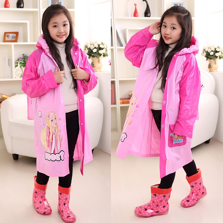 学生全身衣罩雨天大童中童徒步学生雨披软料雨衣2-15岁孩子0人付款