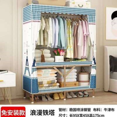 衣柜简易布衣柜95宽