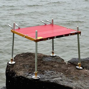 一帆精工钓台2021新款加厚加粗腿升降铝合金大小钓台配件部分包邮