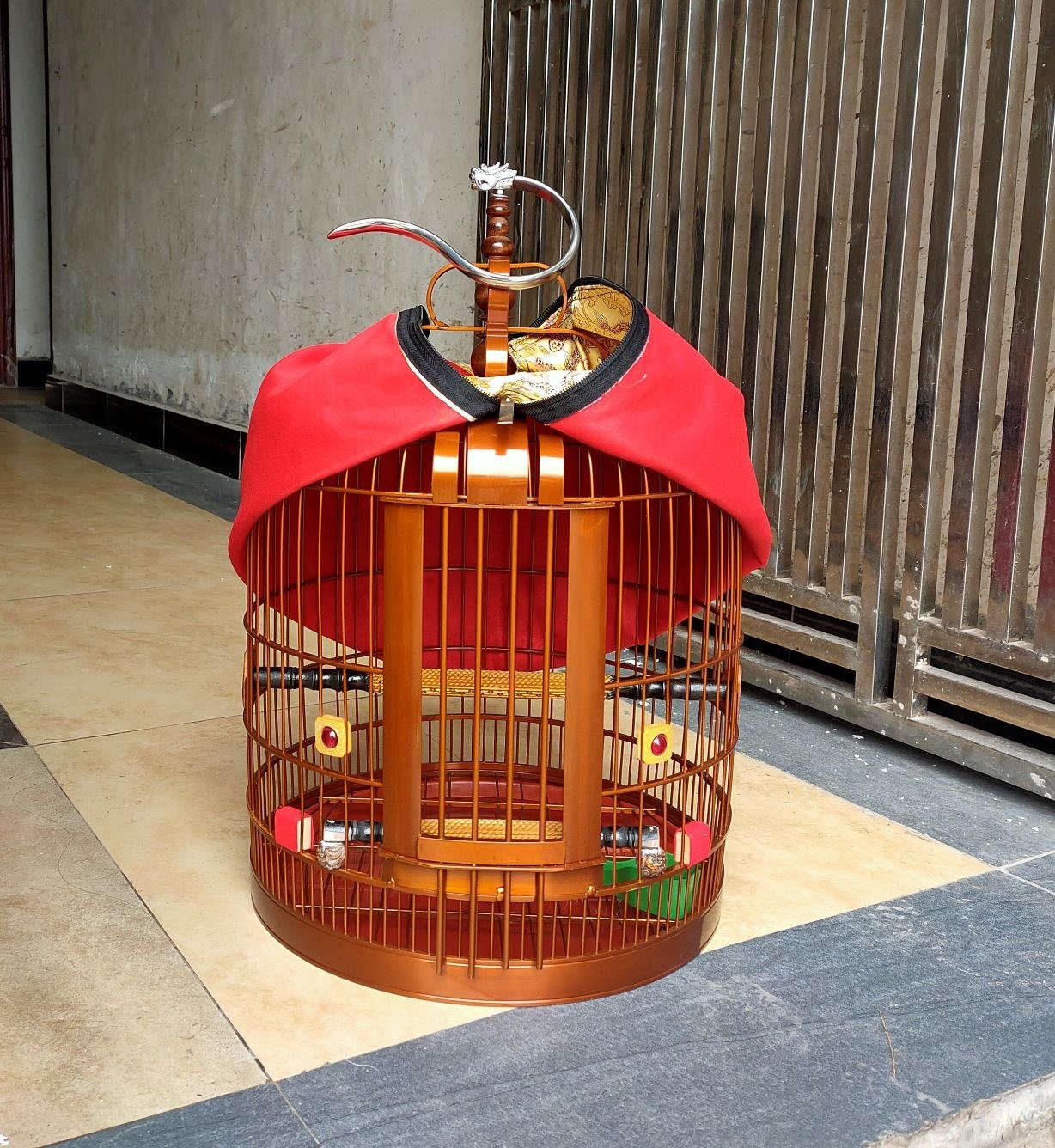 大ie贵制川属号合笼眉笼八竹直金径号35笼凯小州鸟金鹩画里鸟笼铝